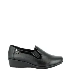ALQUIMIA - Mocasin Mujer Negro Nora