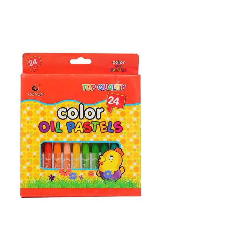 GENERICO - Lapices Cera 24 Colores
