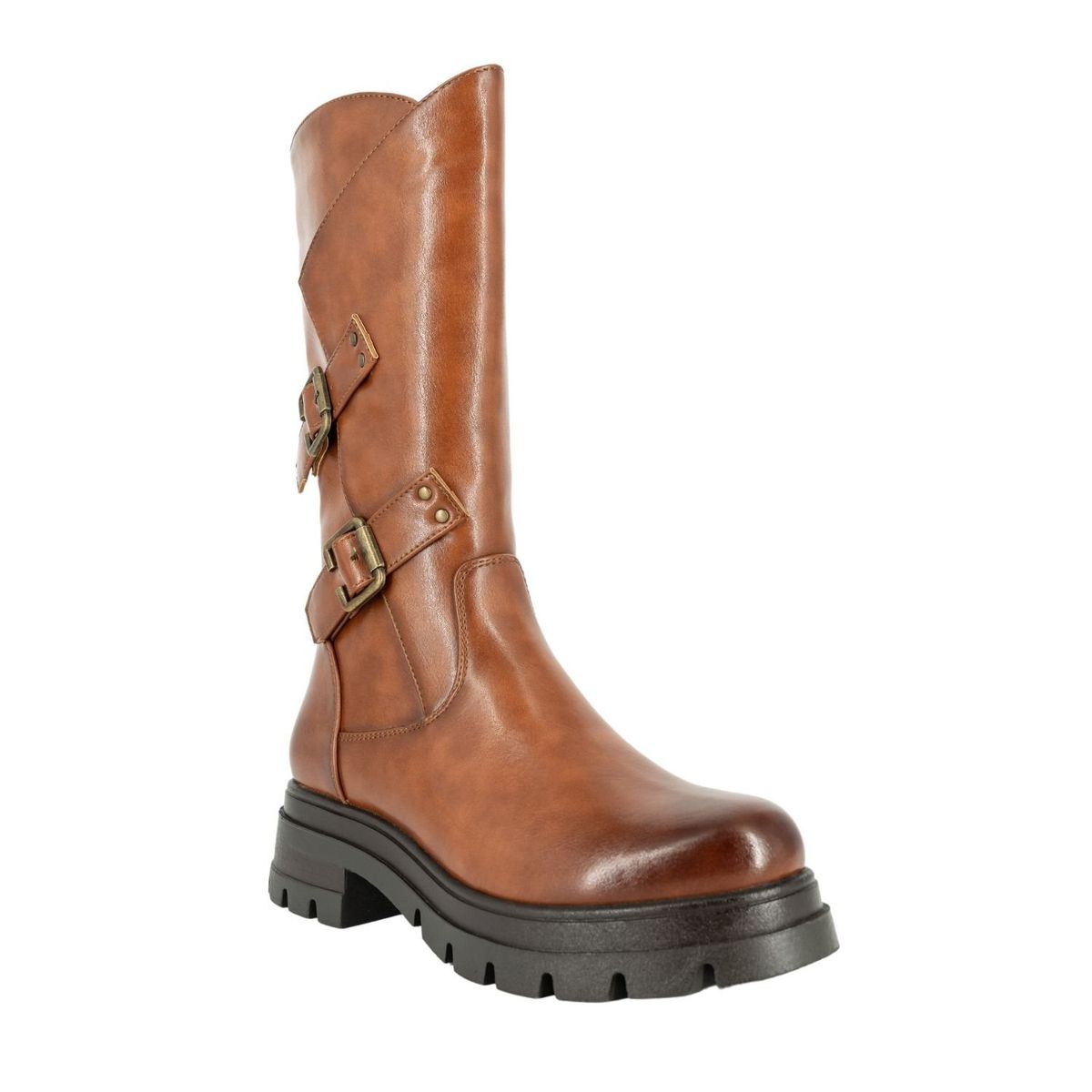 ALQUIMIA - Bota Mujer Biker Caramelo Zara Alquimia
