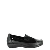 Mocasin Mujer Negro Hazel