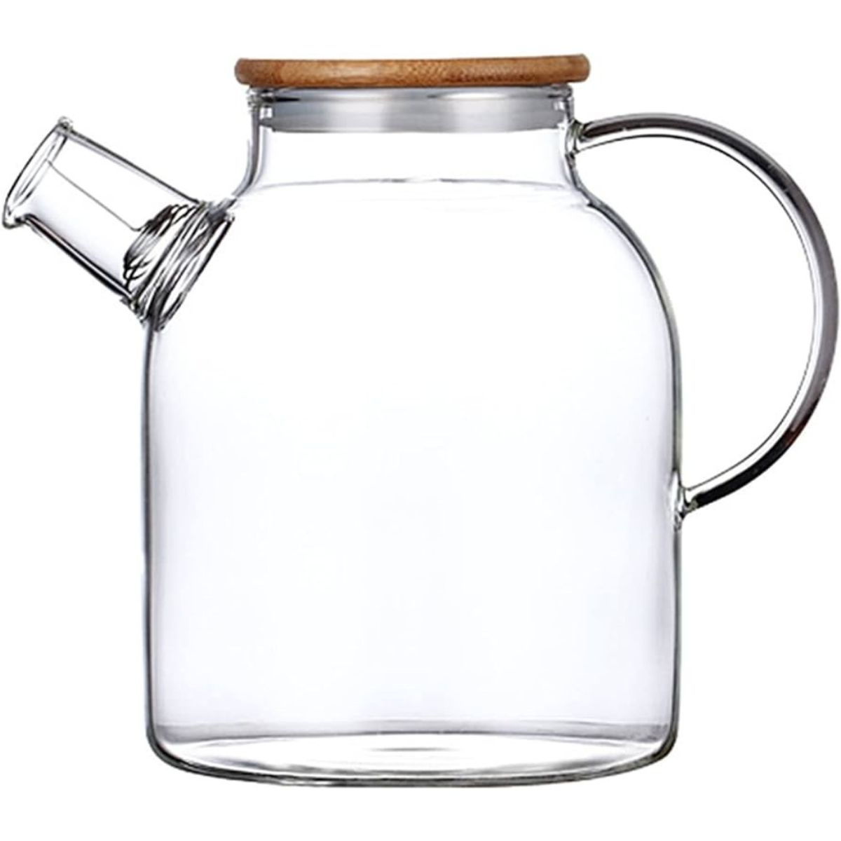 GENERICO - Tetera de Vidrio 1.8 Litros Resistente al Fuego