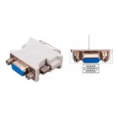 XTECH - Adaptador de video DVI hembra a VGA macho XTC-362