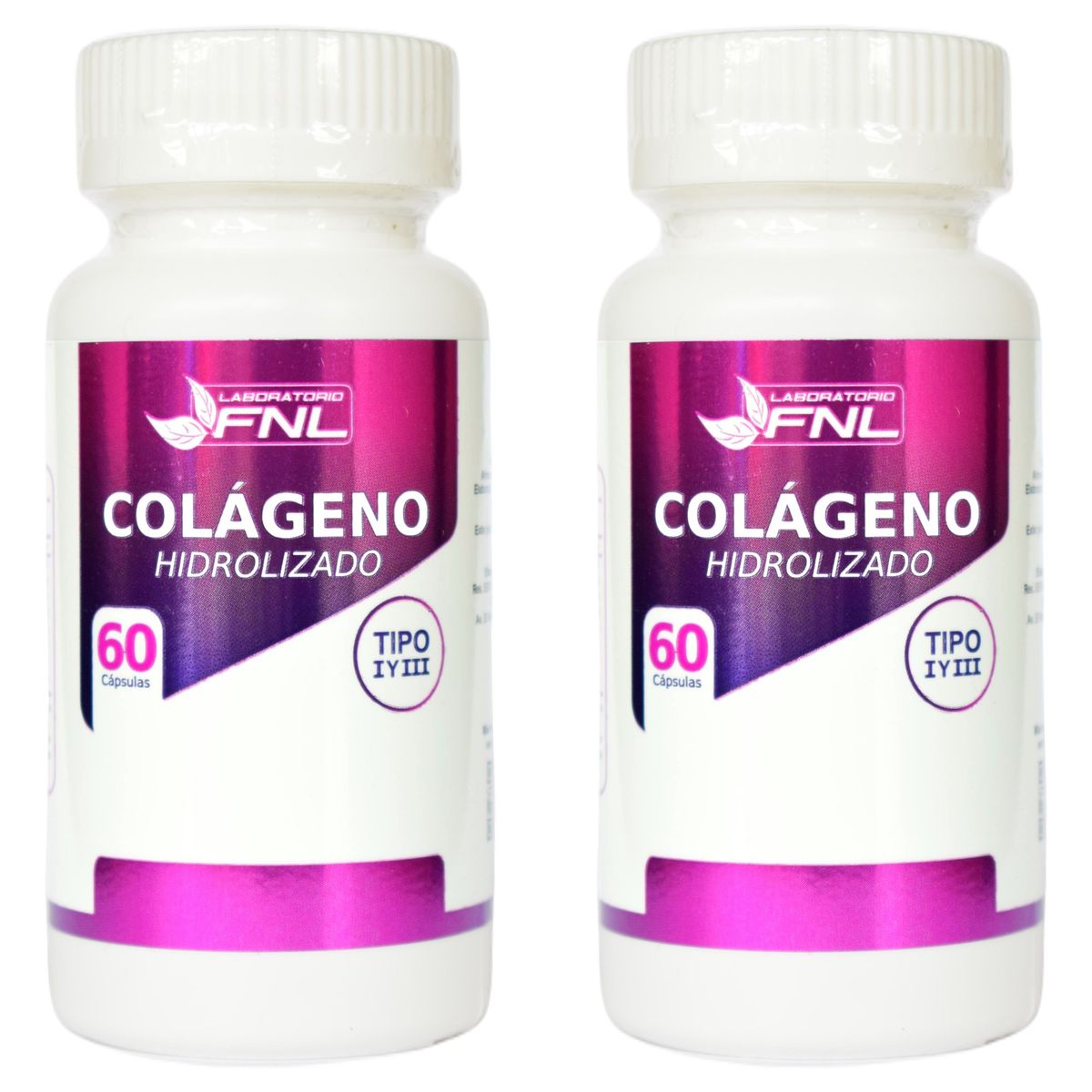 FNL - Colágeno Hidrolizado En Cápsulas 350mg - Pack 120 Caps