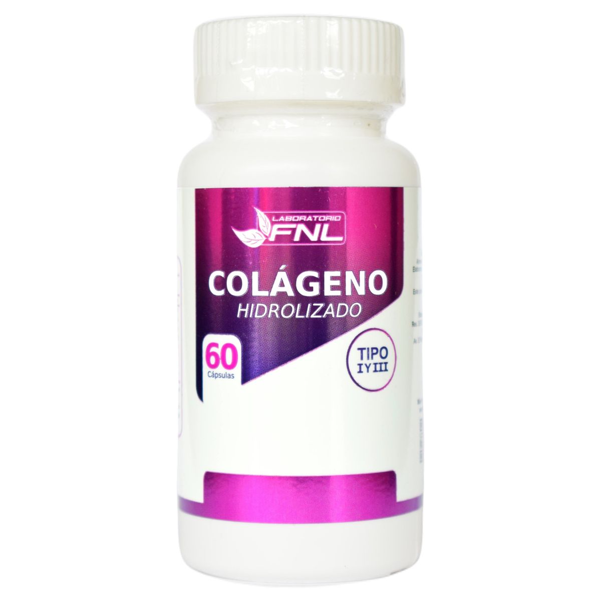 FNL - Colágeno Hidrolizado En Cápsulas 350mg - Pack 120 Caps