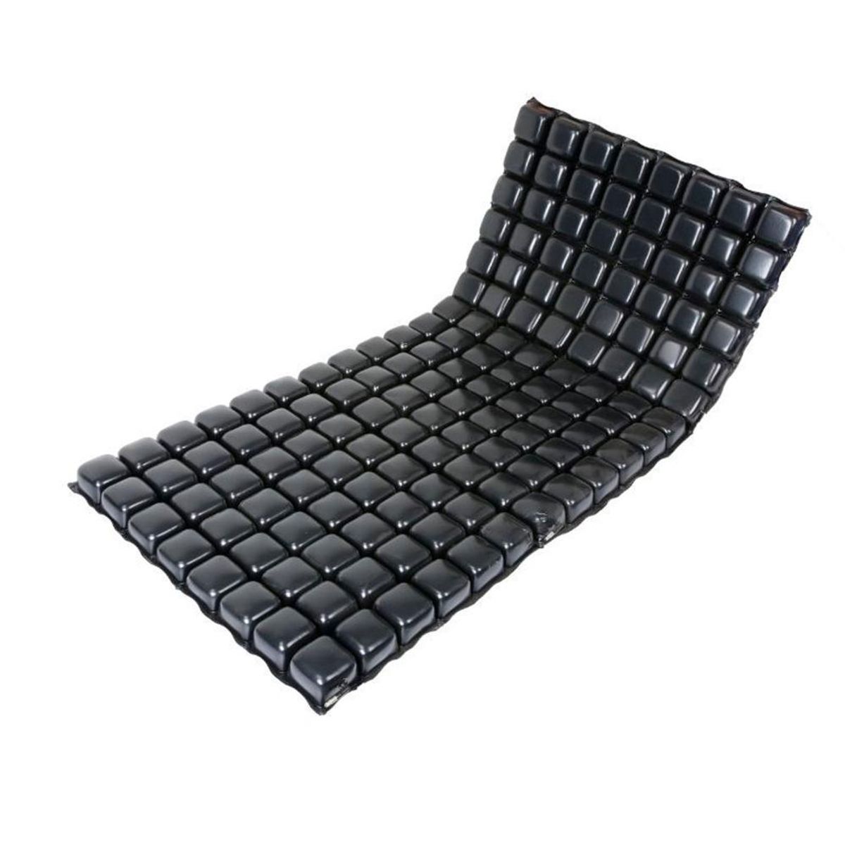 DETODOYMAS - Colchon Antiescaras Inflable Flotación Seca 3 Secciones Color Negro - Negro
