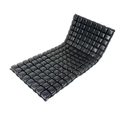 DETODOYMAS - Colchon Antiescaras Inflable Flotación Seca 3 Secciones Color Negro - Negro