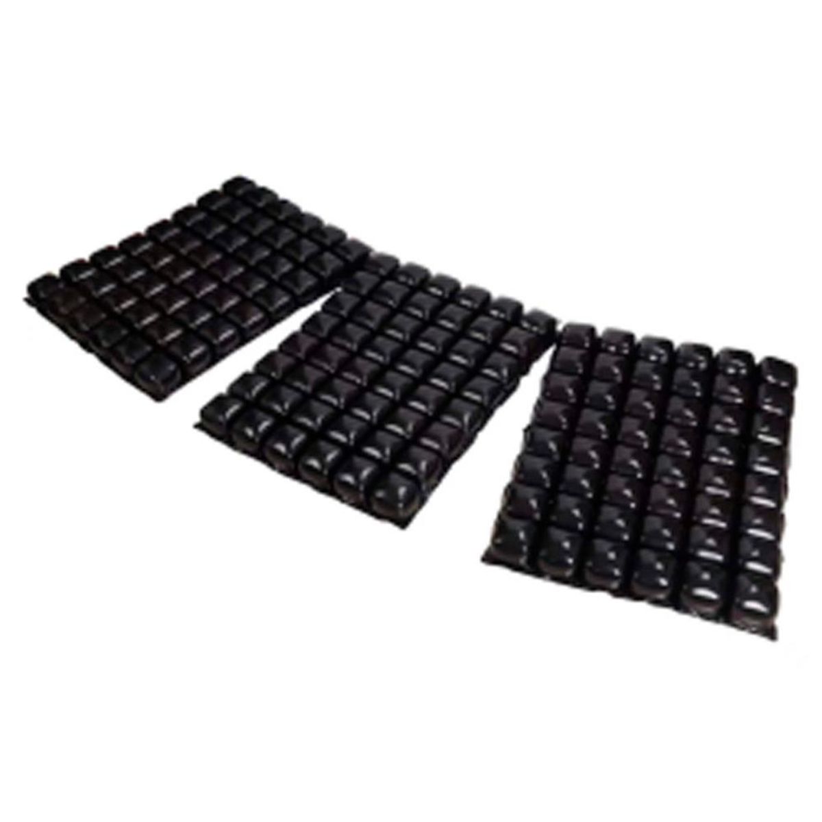 DETODOYMAS - Colchon Antiescaras Inflable Flotación Seca 3 Secciones Color Negro - Negro