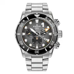 EDOX - Reloj Chronograph Esfera Negra Hombre