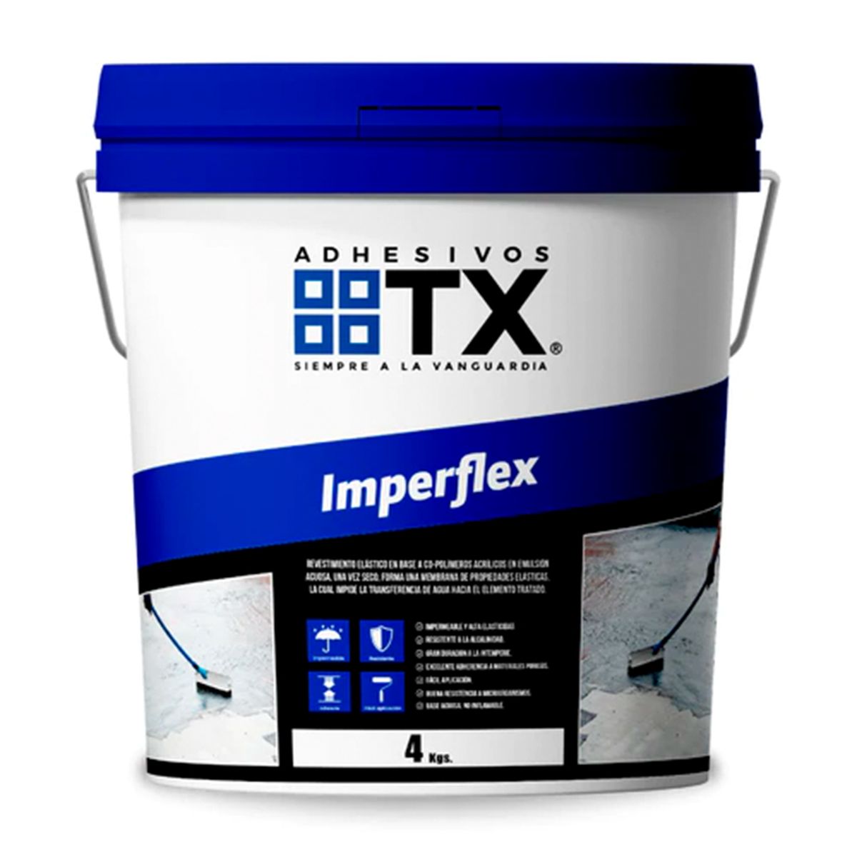 GENERICO - IMPERFLEX - Membrana Impermeable 4lt