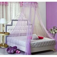 Malla Mosquitera Grande Abierta Para Cama 2 Plazas - Lila