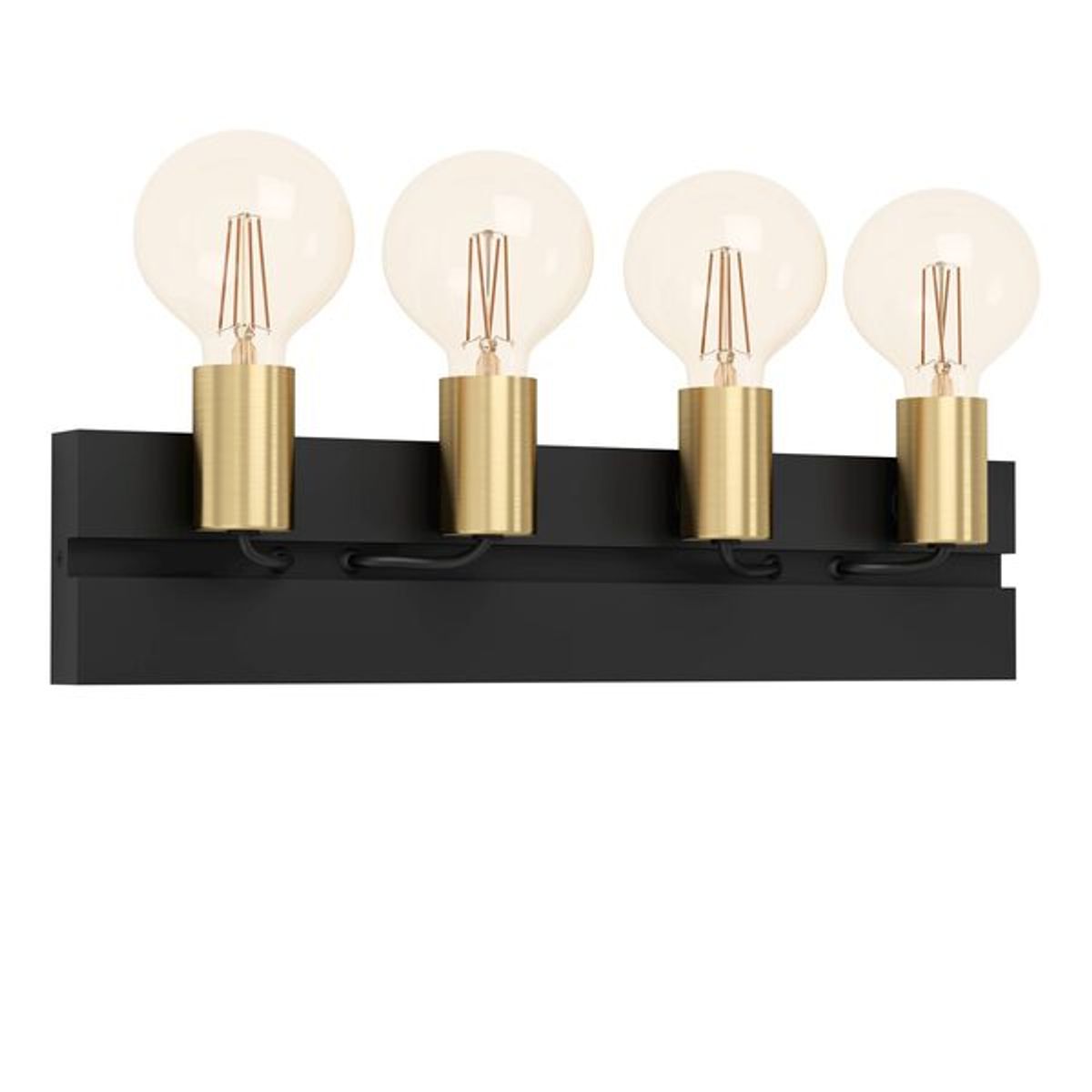 EGLO - Lámpara Aplique Macchione  Acero E27 4x10w Ip20 Cod.900509