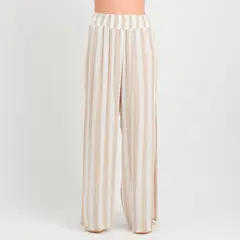 O'NEILL - PANTALON PATI STRIPE BEIGE CLARO
