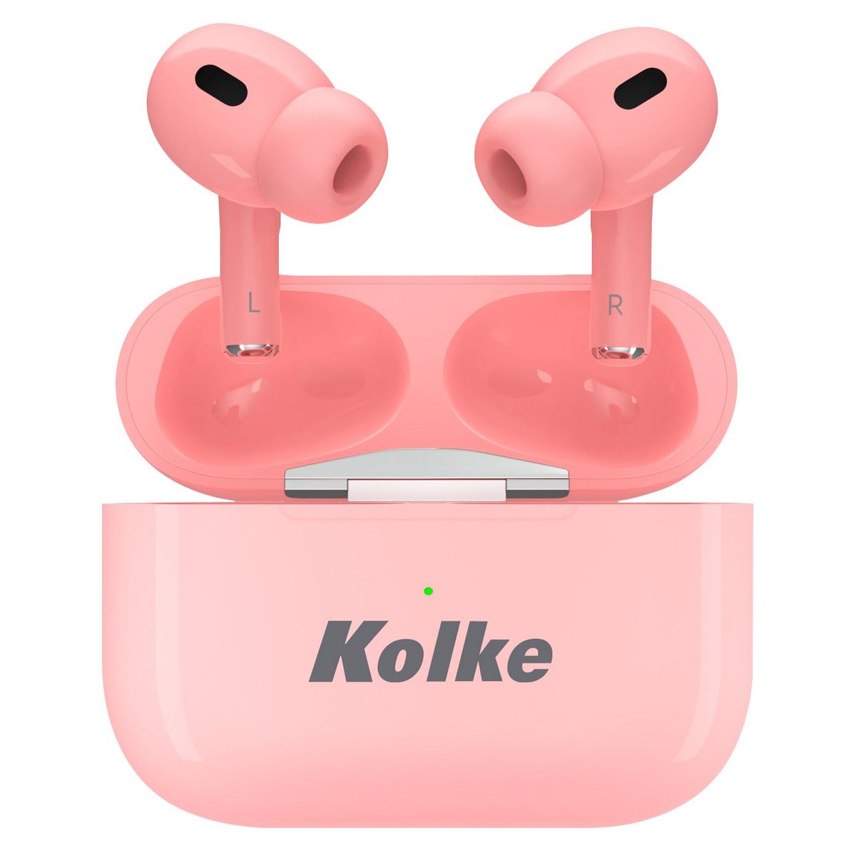 KOLKE - Audífonos TWS Kolke Inalámbricos Bluetooth Estuche Cargador - Rosado