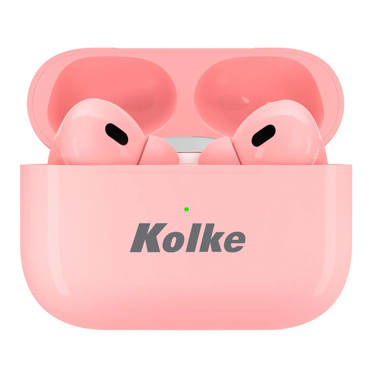 KOLKE - Audífonos TWS Kolke Inalámbricos Bluetooth Estuche Cargador - Rosado