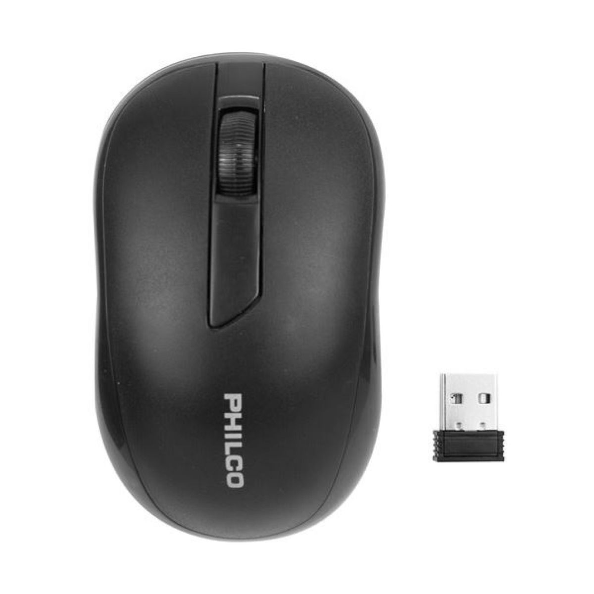 PHILCO - Mouse óptico Inalámbrico 210wn Negro Philco
