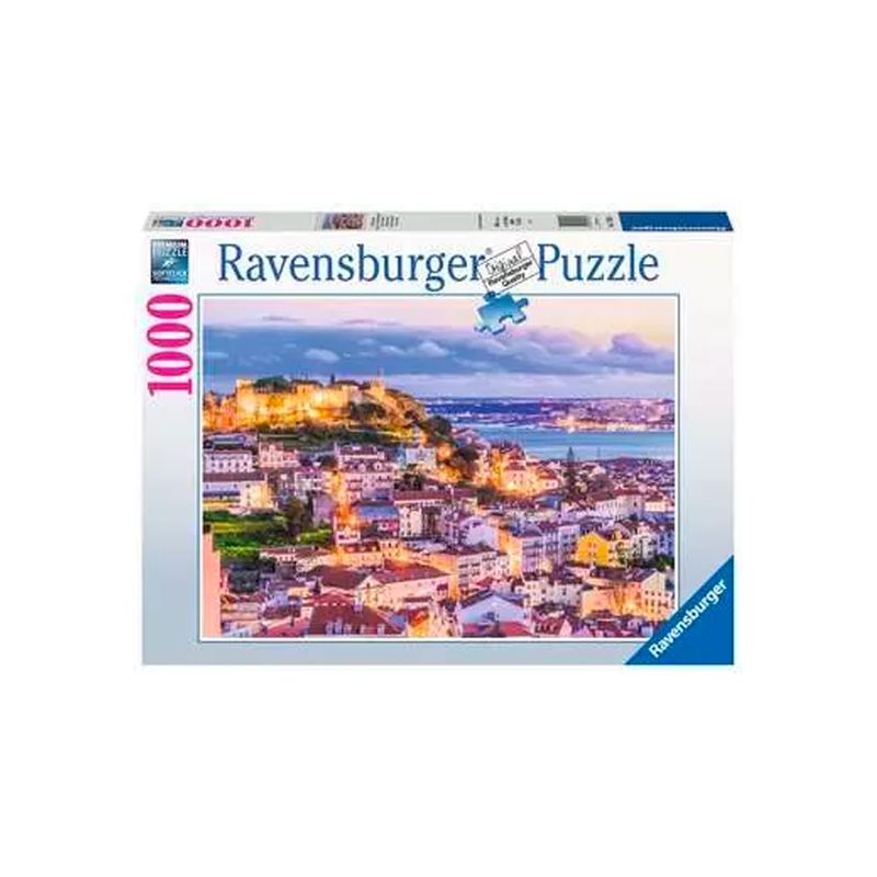 RAVENSBURGER - Puzzle Castillo San Jorge Lisboa - 1000 piezas
