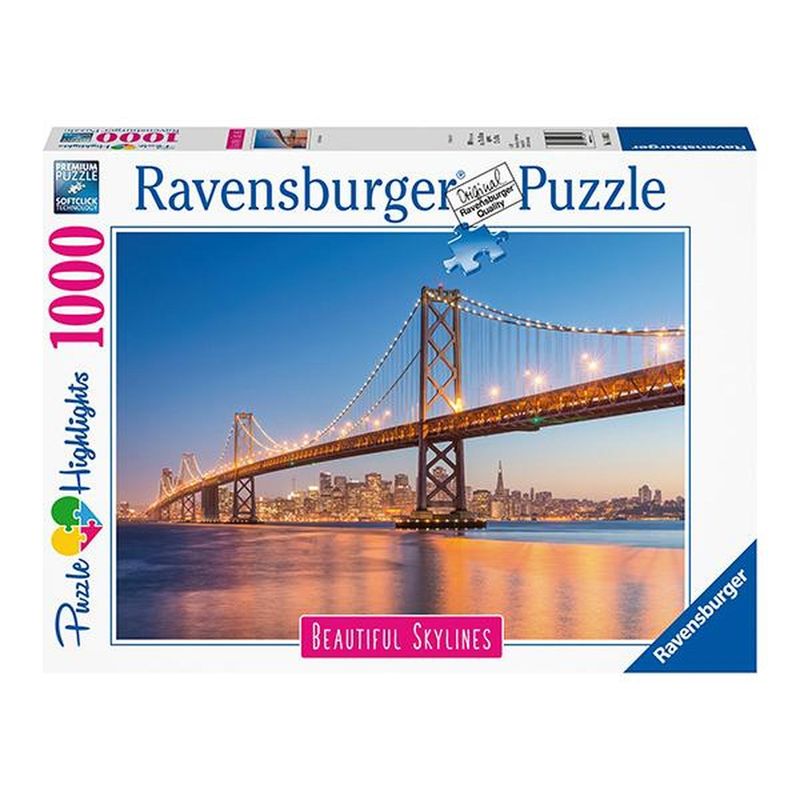 RAVENSBURGER - Puzzle San Francisco - 1000 piezas