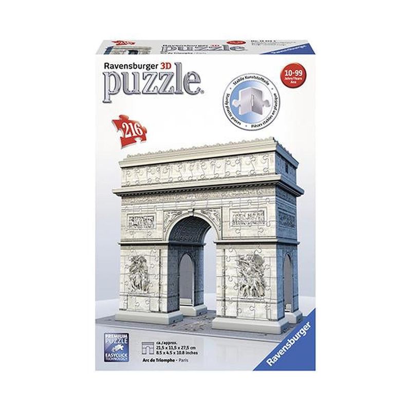 RAVENSBURGER - Puzzle 3D Arco del triunfo- Ravensburger