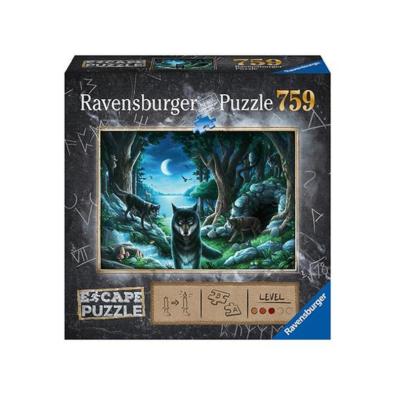 RAVENSBURGER - Puzzle Escape - La maldición de los lobos