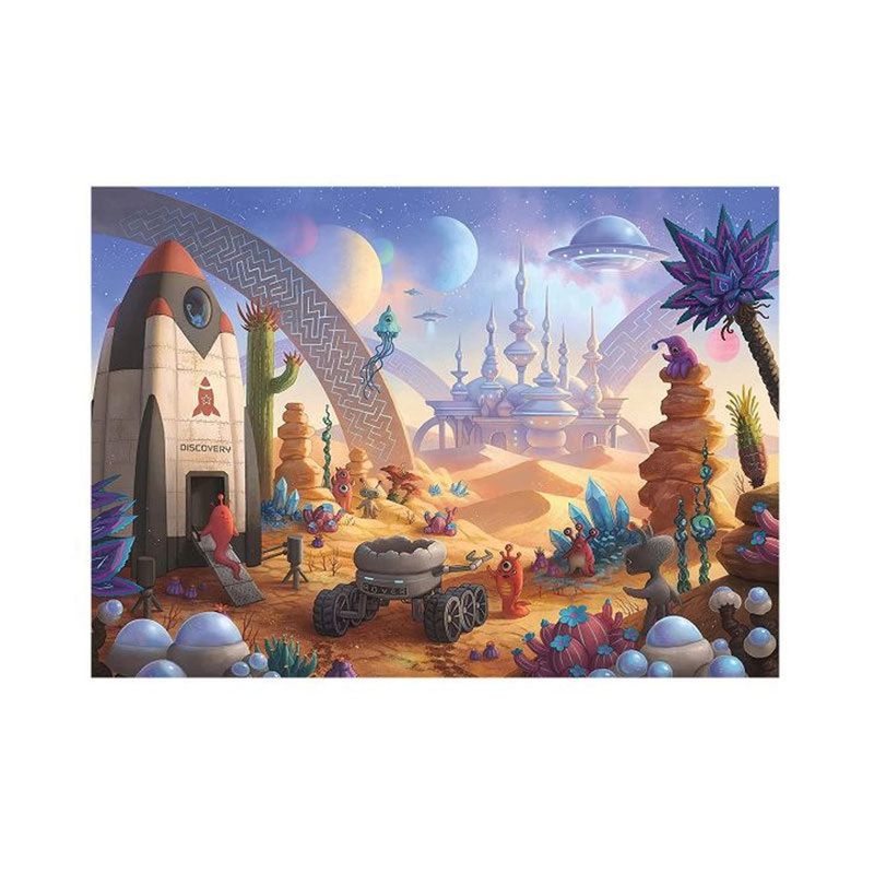 RAVENSBURGER - Puzzle Escape Kids - Misión espacial