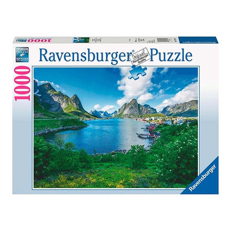 RAVENSBURGER - Puzzle Bahía Lofoten - 1000 piezas