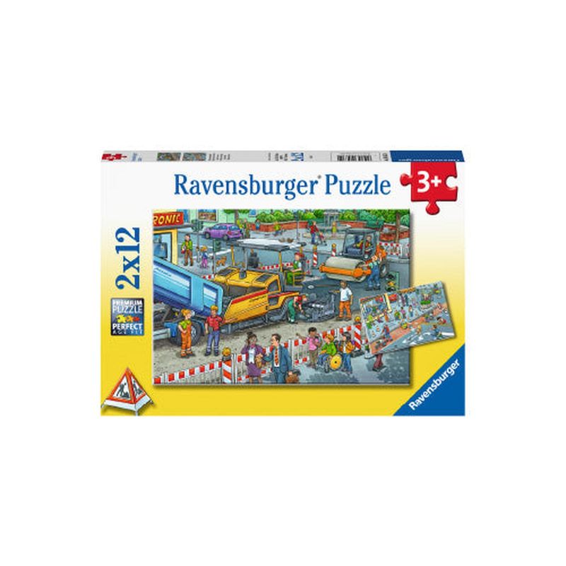 RAVENSBURGER - Puzzle Sitio de construcción - 2x12