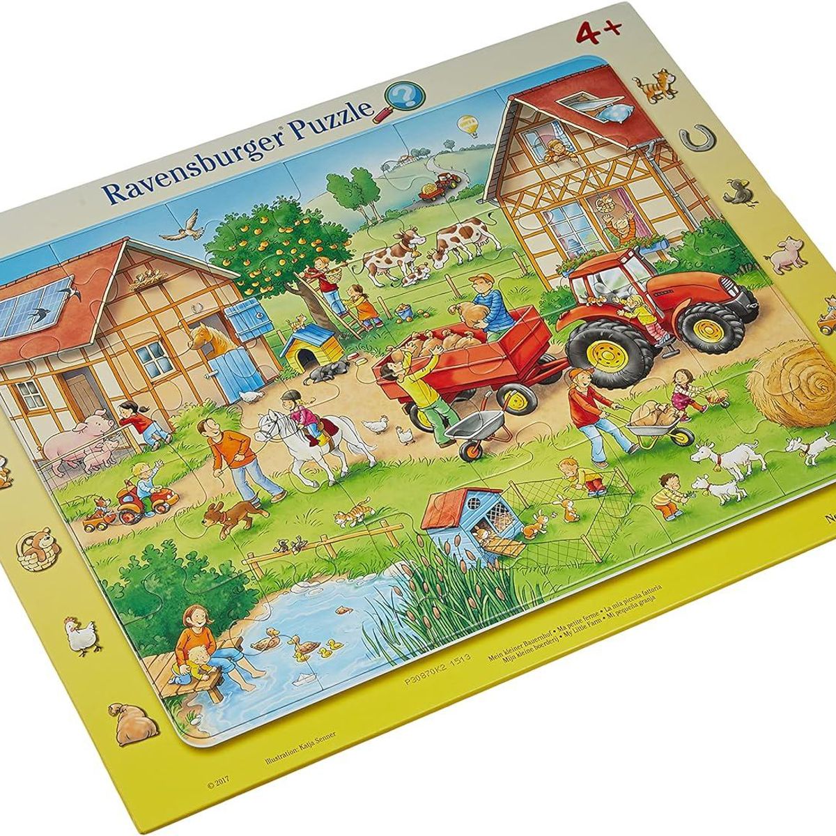 RAVENSBURGER - Puzzle enmarcado - Mi pequeña granja