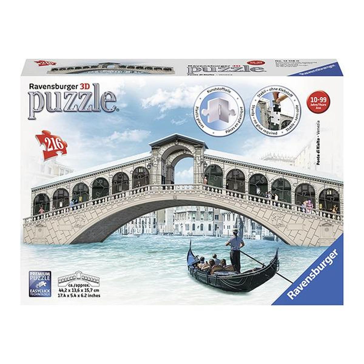 RAVENSBURGER - Puzzle 3D Puente de Rialto