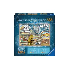 RAVENSBURGER - Puzzle En el parque de atracciones - 368 piezas