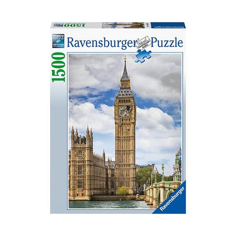 RAVENSBURGER - Puzzle Gato en el Big Ben - 1500 piezas
