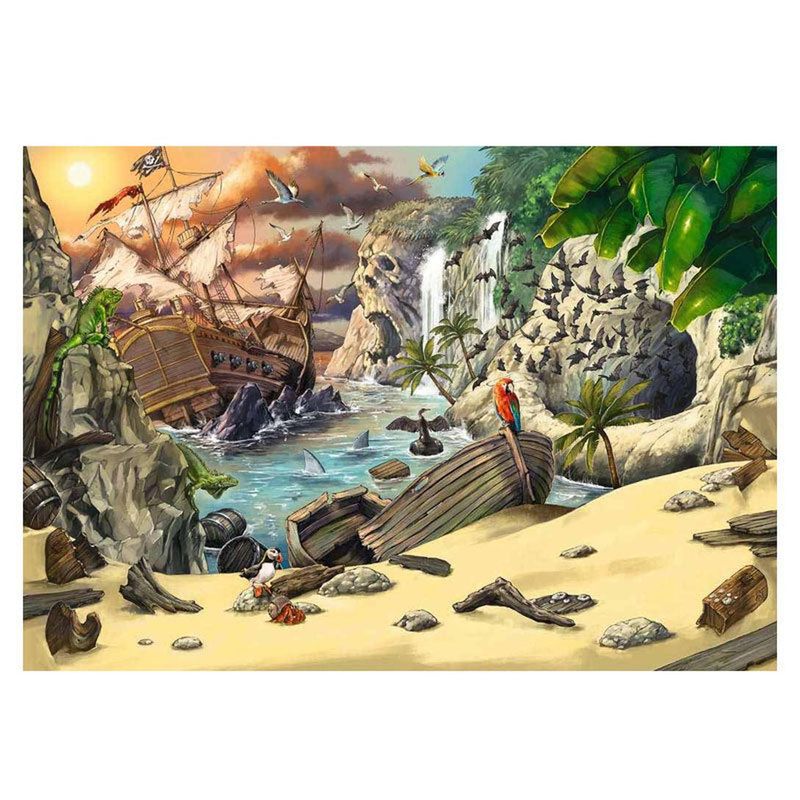 RAVENSBURGER - Puzzle Aventuras de pirata - 368 piezas