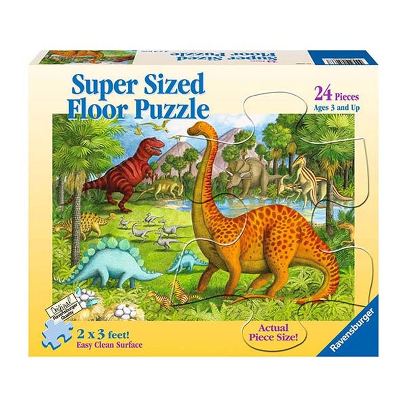 RAVENSBURGER - Puzzle suelo Dinosaurios