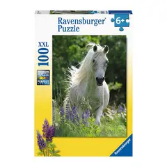 RAVENSBURGER - Puzzle XXL Corsel blanco - 100 piezas