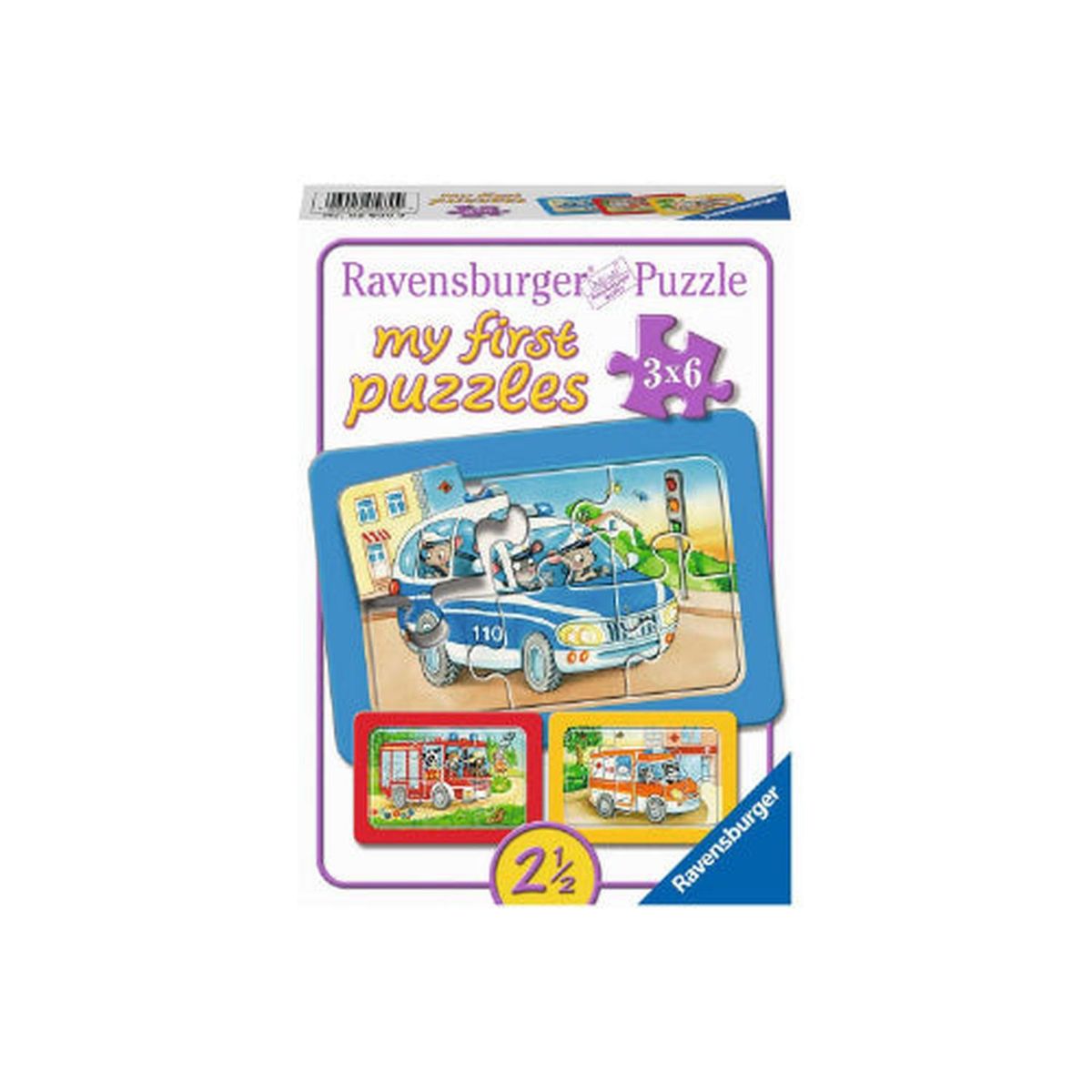 RAVENSBURGER - Mi primer puzzle - Vehículos