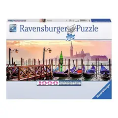 RAVENSBURGER - Puzzle panorámico - Góndolas en Venecia