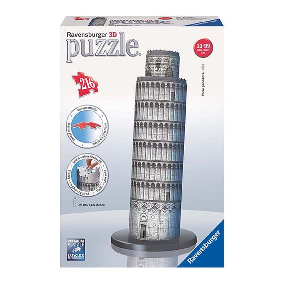 RAVENSBURGER - Puzzle 3D Torre de pisa