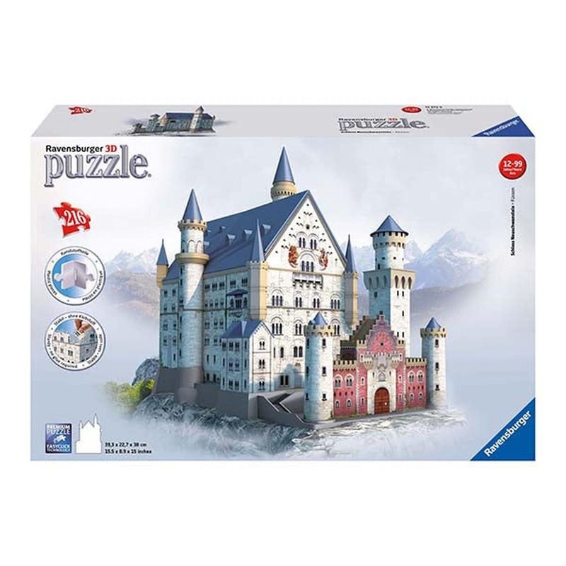 RAVENSBURGER - Puzzle 3D El castillo de Neuschwanstein