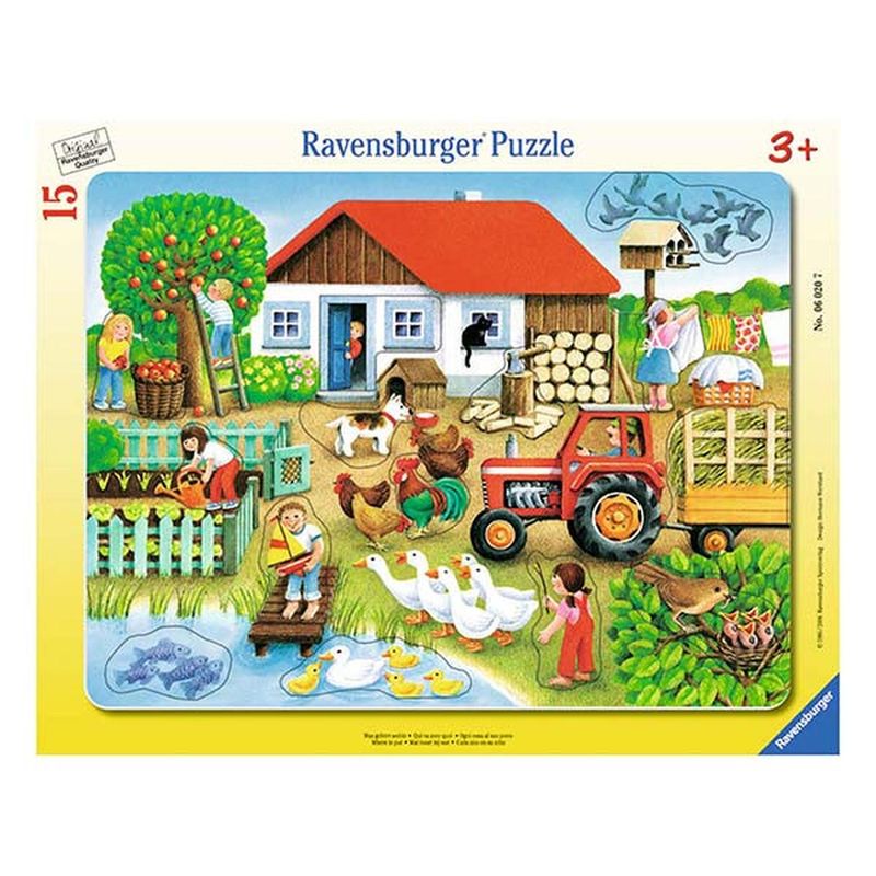 RAVENSBURGER - Puzzle enmarcado - La Granja