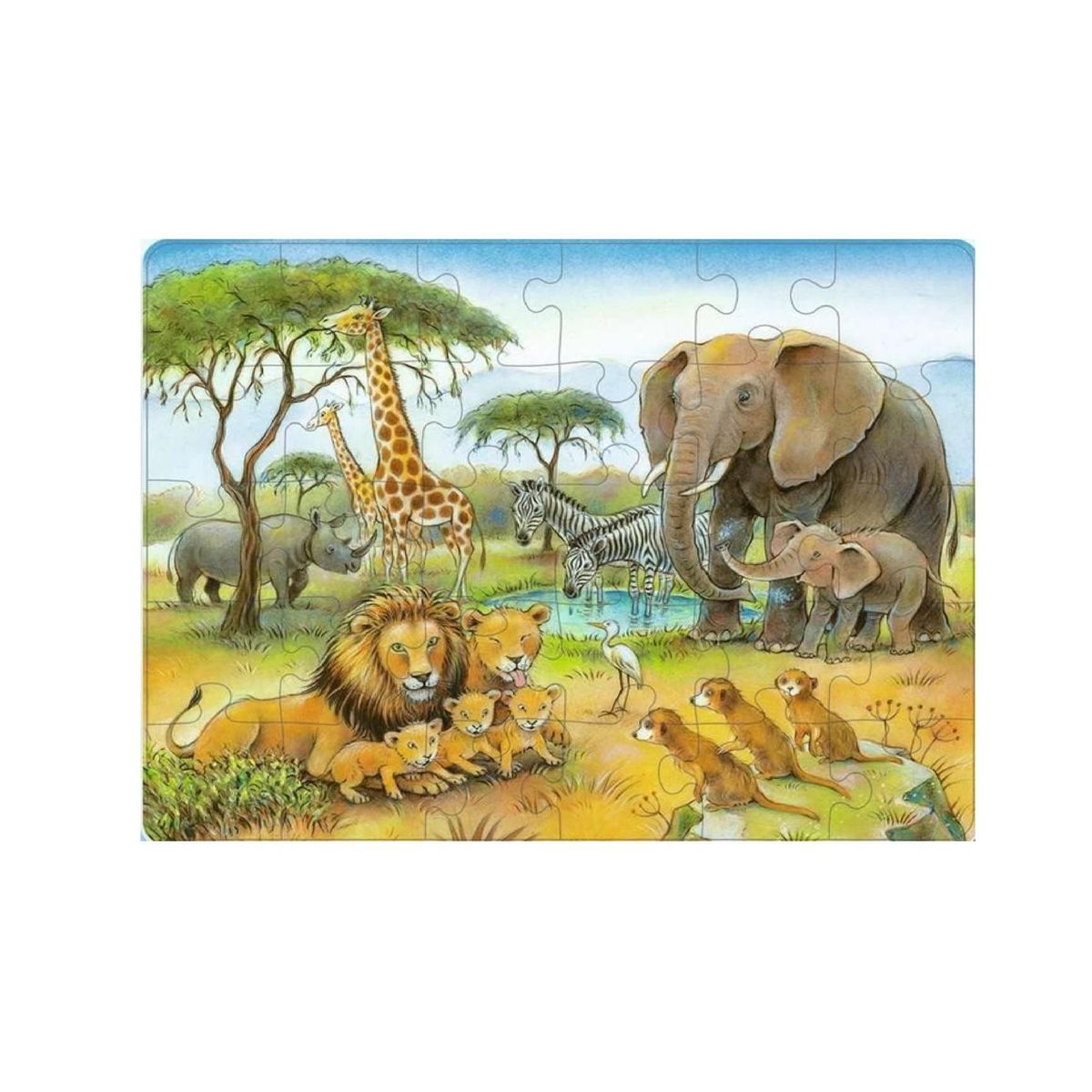 RAVENSBURGER - Puzzle enmarcado - Vida salvaje