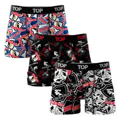 TOP - Bóxer Medio Algodón Colo Colo Pack 3 C6