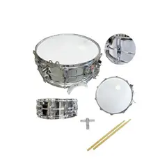 RMX - Caja De Banda Escolar 14x55 Plateada