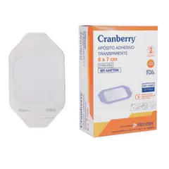 CRANBERRY - Apósito Adhesivo Transparente 6x7cm pack 5 Unidades