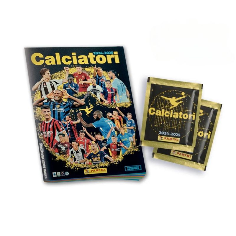 PANINI CHILE - Pack Álbum + 25 Sobres Fútbol Italiano Calciatori 2024-2025