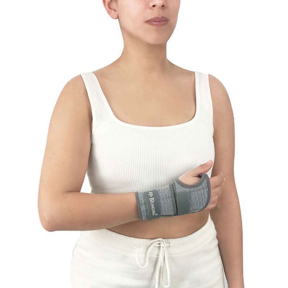 BLUNDING - Muñequera Ortopedica Ambidiestra Con Ferula Talla S