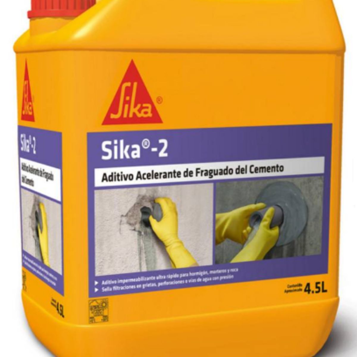 SIKA - SIKA 2 BIDON 4.5LT (ACELER ULTRA RAP)