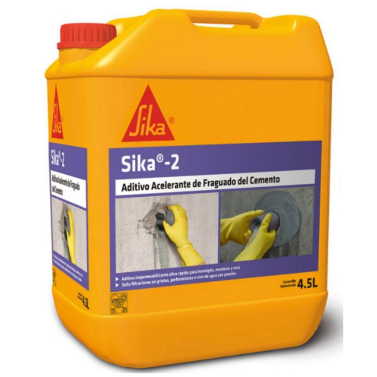 SIKA - SIKA 2 BIDON 4.5LT (ACELER ULTRA RAP)
