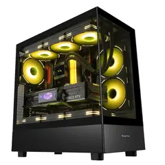 GENERICO - GABINETE ENDURA PRO BLACK SEGOTEP E-ATX + 6 VENTILADORES