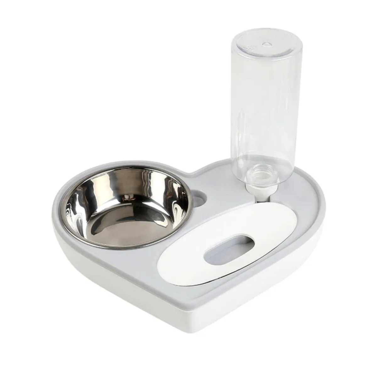 GENERICO - Plato Tazon Comida Para Mascotas Dispensador Agua Automatico