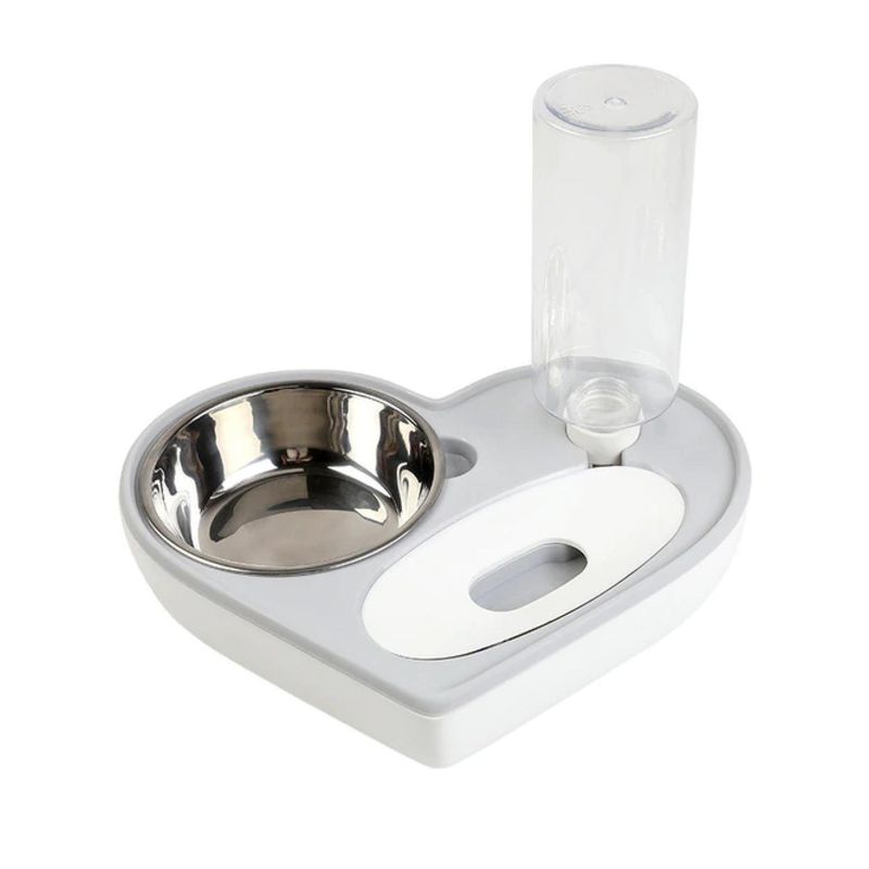 GENERICO - Plato Tazon Comida Para Mascotas Dispensador Agua Automatico