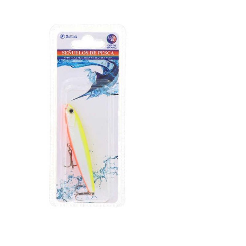 GENERICO - Pack 3 Señuelo de Pesca 14g